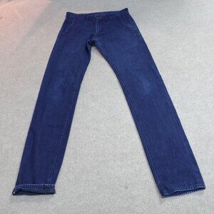 Railcar Jeans 32 x 33 Blue Raw White Line Selvedge